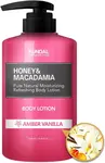 KUNDAL Vyživující tělové mléko Honey & Macadamia Amber Vanilla (Body Lotion) 500 ml