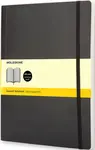 Zápisník Moleskine - měkké desky, XL, čtverečkovaný - černý