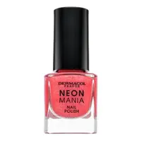 Dermacol Neon Mania Nail Polish lak na nechty 5 Bubblegum Pink 5 ml