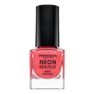 Dermacol Neon Mania Nail Polish lak na nechty 5 Bubblegum Pink 5 ml