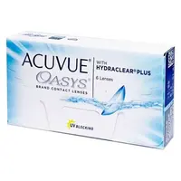 JOHNSON Acuvue Oasys Plus dvoutýdenní 6 čoček, Počet dioptrií: -9,00, Počet kusů v balení: 6 ks, Průměr: 14,0,