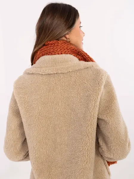 Šála tmavě oranžová