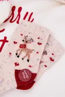 Detské vianočné ponožky s motívom soba