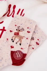 Detské vianočné ponožky s motívom soba