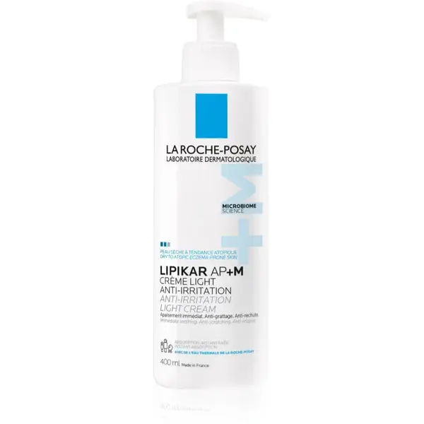 La Roche-Posay Lipikar AP+M Light Cream relipidační krém pro suchou až atopickou pokožku 400 ml