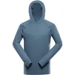 ALPINE PRO IZAR Pánska športová mikina, modrá, veľkosť