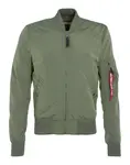 ALPHA INDUSTRIES Prechodná bunda 'MA-1 TT'  tmavozelená