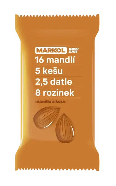 MARKOL Tyčinka Mandlová s kešu 40 g