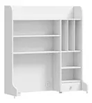 Vysoký nástavec s usb na psací stůl vendella - bílá