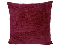 Dekoračný vankúš Chenille Cross 45x45 cm, červený%