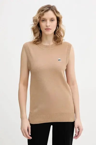 Bavlněná vesta Karl Lagerfeld IKON