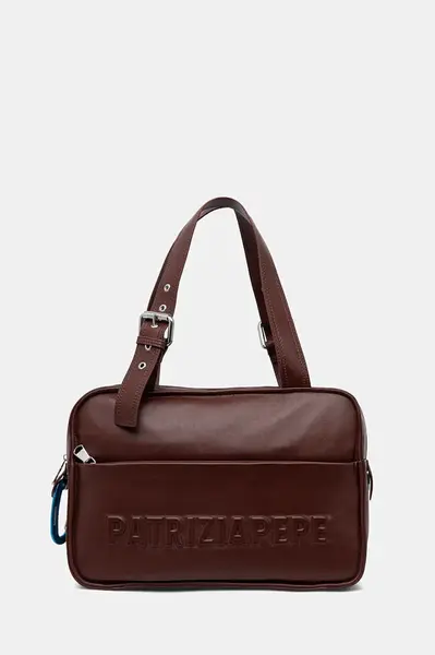 Kožená kabelka Patrizia Pepe