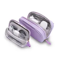 Cestovní organizér 2v1 Orbitkey Tech Pouch x KonMari 23 x 14 x 8 cm fialová barva