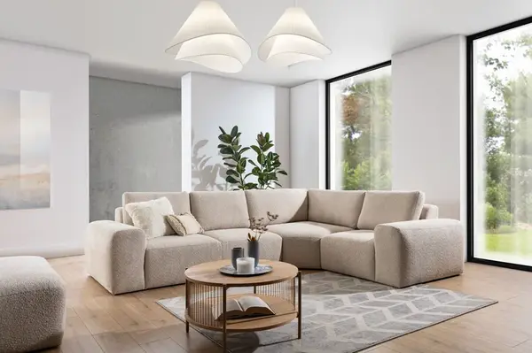 Sedací souprava Tomino 3 Provedení: Levá varianta, látka: Cremona 59