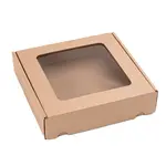 25 ks - Darčeková krabica s priehľadným vekom 200x200x50