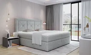 Boxspring Idris Rozměr: 160 x 200 cm, látka: Berlin  01