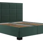 Postel Sabrina Matrace: Bez matrace, látka: Tiffany 10 Dark Green