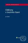 Odklony v trestním řízení - Jan Zůbek - kniha z kategorie Humanitní a společenské vědy