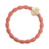 By Eloise London Metallic Gold Quatrefoil Coral Pink (Coral Pink)