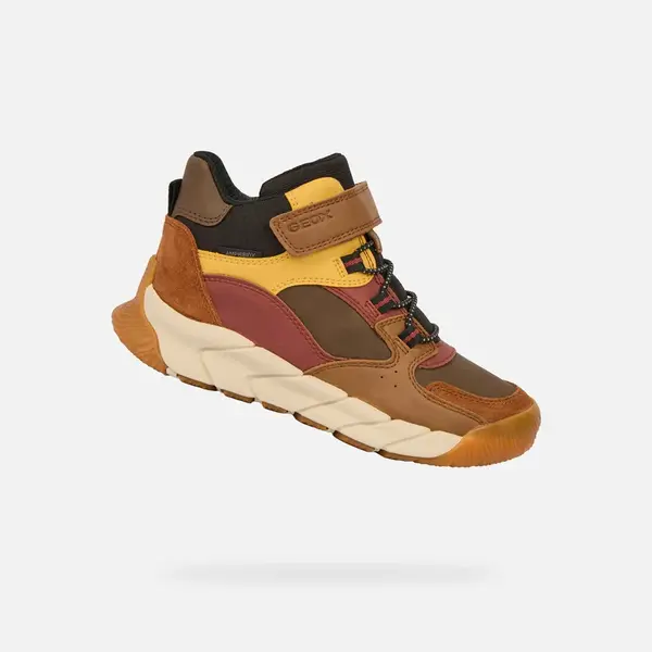 Geox Flexyper Pro Boy B Brown Boys' Ankle Boots - Boys