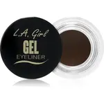 L.A. Girl Cosmetics Gel Eyeliner gélové očné linky odtieň Rich Chocolate Brown 3 g