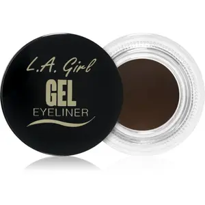 L.A. Girl Cosmetics Gel Eyeliner gélové očné linky odtieň Rich Chocolate Brown 3 g