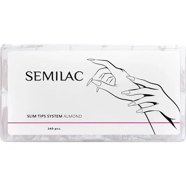Semilac Slim Tips System umelé nechty typ 240 ks