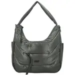 Trendy dámská koženková kabelka na rameno Coveri Kica, šedá