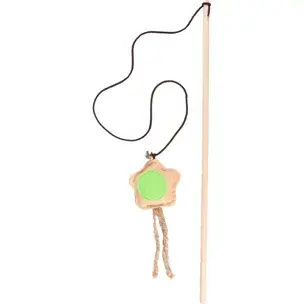 Flamingo rybársky prút pre mačky - základný Kvet