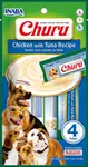 INABA Dog Churu Pyré - Kura s tuniakom 4 x 14 g