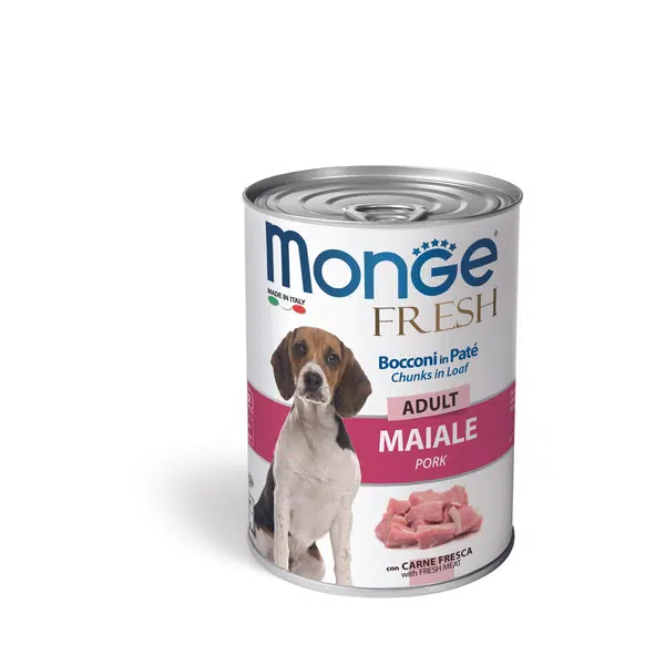 Monge Dog Fresh Adult konzerva - bravčové 400 g