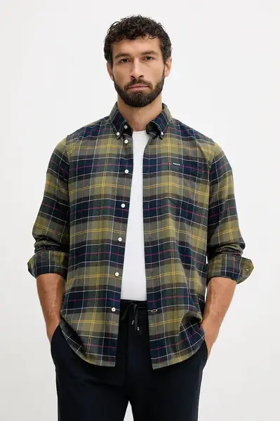 Bavlněná košile Barbour FORTROSE pánská, více barev, regular, s límečkem button-down, MSH4991