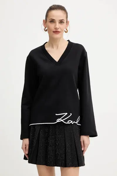 Mikina s bavlnou Karl Lagerfeld