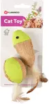 Flamingo hračka míč a ryby s peřím pro kočky 1 ks