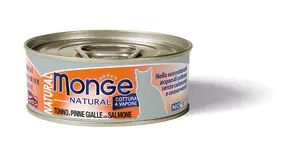 Monge Natural konzerva pro kočky - tuňák s lososem 80 g