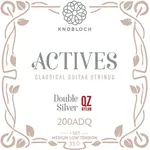 Knobloch ACTIVES Double Silver QZ Nylon Medium-Low Tension 33.0