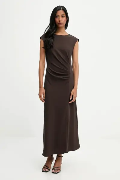 Šaty Answear.LAB hnědá barva, maxi