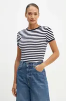 Bavlněné tričko MAX&Co. tmavomodrá barva, 2428976014200