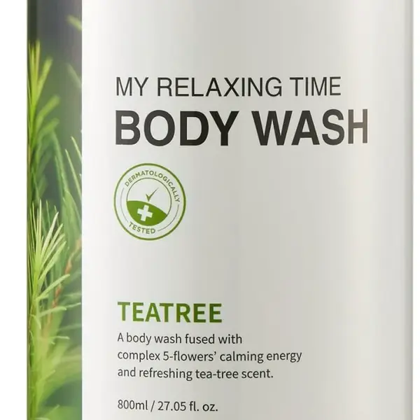 MIZON My Relaxing Time Body Wash Tea tree sprchový gel 800 ml