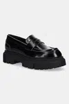 Dětské mokasíny Calvin Klein Jeans černá barva, V4A4-83130
