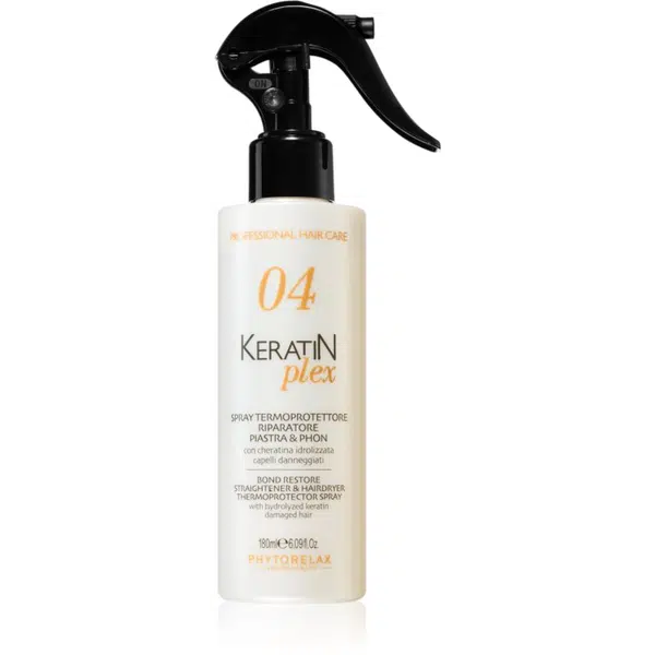 Phytorelax Laboratories Keratin Plex ochranný sprej pro tepelnou úpravu vlasů 180 ml