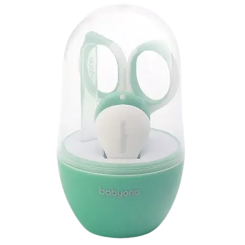 BABYONO Set detské manikúra mint