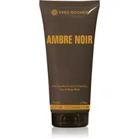Yves Rocher Ambre Noir sprchový gél na telo a vlasy pre mužov 200 ml