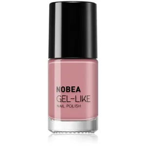 NOBEA Day-to-Day Gel-like Nail Polish lak na nechty s gélovým efektom odtieň Timid pink #N04 6 ml