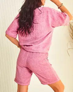 Resti Cotton and linen women's oversize set