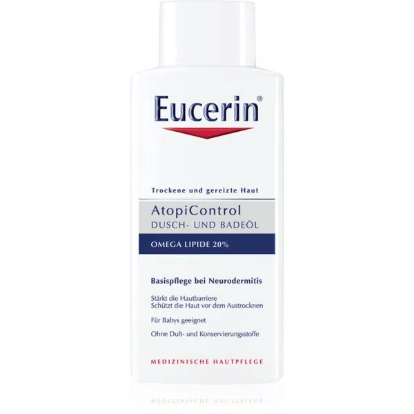 Eucerin AtopiControl sprchový a kúpeľový olej pre suchú pokožku so sklonom k svrbeniu 400 ml