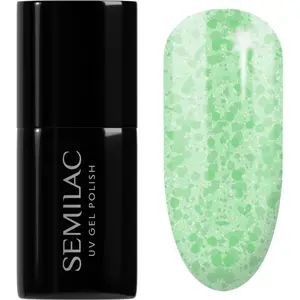 Semilac UV Hybrid Crushed_ICE gélový lak na nechty s použitím UV/LED lampy odtieň 494 Frozen Pistachios 7 ml