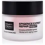 MartiDerm Black Diamond Epigence Expert Repair Night protivráskový nočný krém plniteľný 50 ml