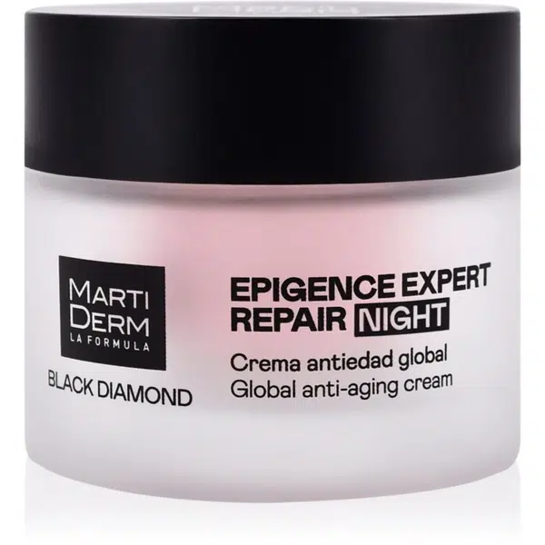 MartiDerm Black Diamond Epigence Expert Repair Night protivráskový nočný krém plniteľný 50 ml