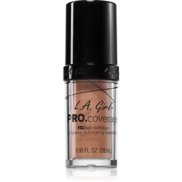 L.A. Girl Cosmetics PRO. Coverage rozjasňujúci tekutý make-up odtieň Natural 28 ml